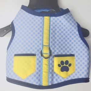 Blue & Yellow Small  Dog Harness